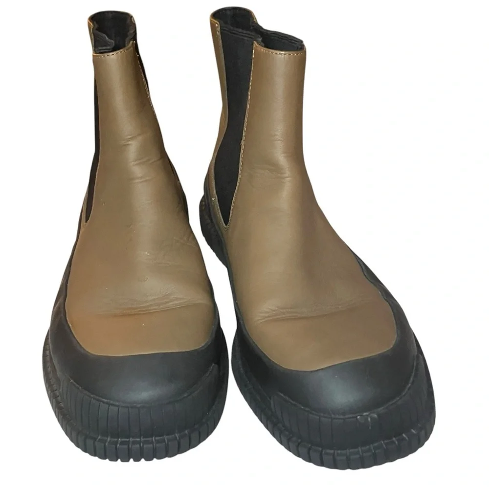 Camper Pix Ankle Boots‎ Black/Tan Size EU 46 US 13